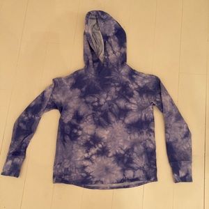 Target-purple tie-dye sweatshirt